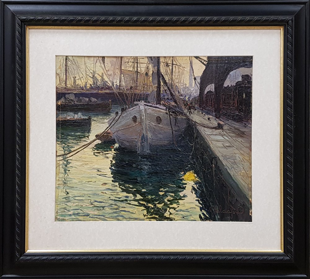 guglielmo baldassini: Il porto di Genova